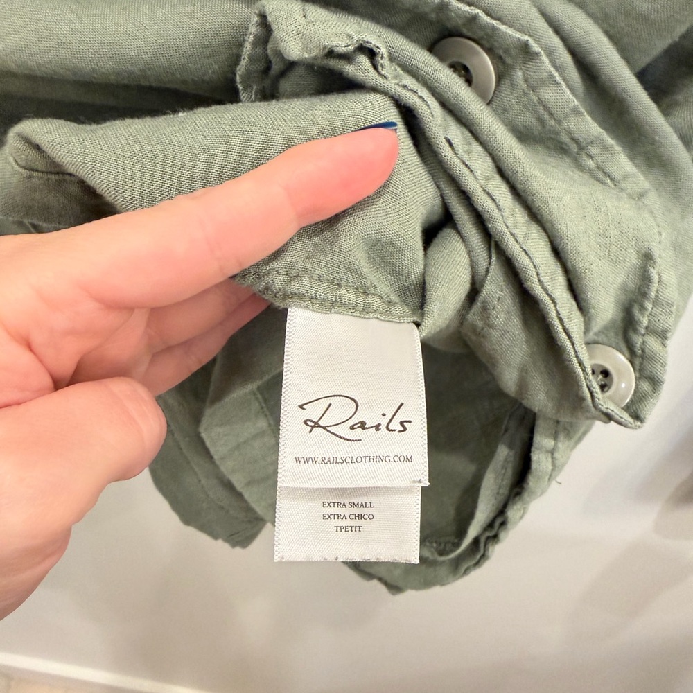 Rails Sage Green Shirt Jacket - Picture 4 of 4